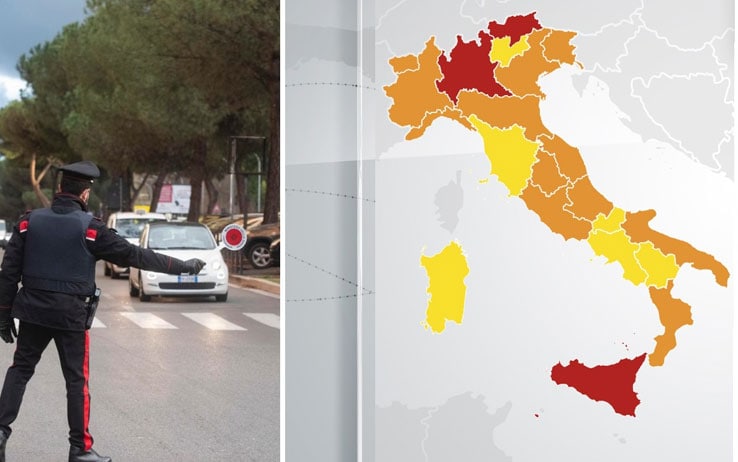 Dpcm Cambiano I Colori Le Regioni In Zona Rossa Arancione E Gialla