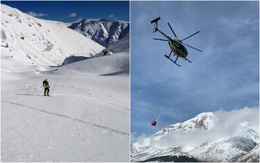 Dispersi Velino, continua ricerca escursionisti. Battipista si sgancia