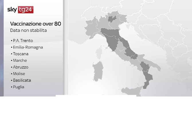 Vaccini Covid over 80, al via la campagna: il calendario regione per