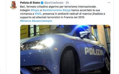 Bari, notifica di fermo per algerino coinvolto in strage al Bataclan