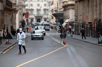 Daily life during the last weekend before the new measures against the Covid-19 pandemic come into force, in Rome, Italy, 13 March 2021. Most of Italy will be a COVID-19 red zone next week, due to a sharp rise in contagion.
ANSA/ MASSIMO PERCOSSI