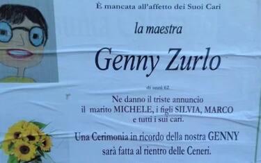 Maestra morta di Covid a Paderno, sull’epigrafe il disegno di alunna