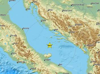 Terremoto, due scosse di magnitudo 5.6 e 4.1 nell'Adriatico centrale
