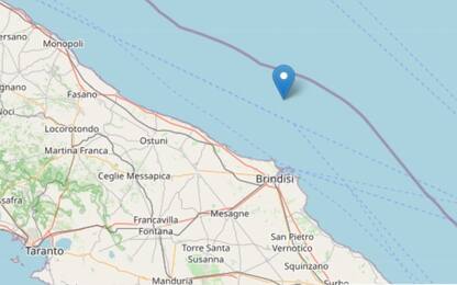 Terremoto, sisma di magnitudo 3 al largo della costa di Brindisi