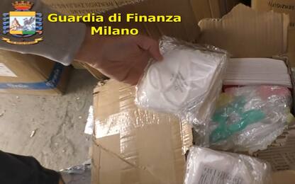 Covid, Gdf sequestra 5 milioni di mascherine a Milano