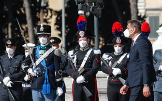 Celebration for the 76th Liberation Day, in Rome, Italy, 25 April 2021. ANSA/GIUSEPPE LAMI

