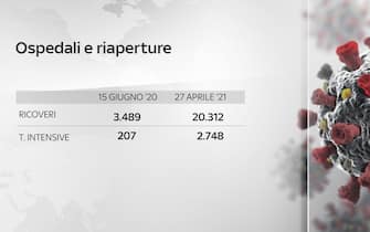 covid grafiche dati ricoveri