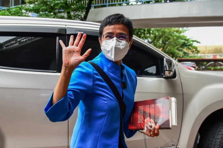 La giornalista investigativa filippina Maria Ressa vincitrice del Premio Guillermo Cano per la Libertà d’informazione