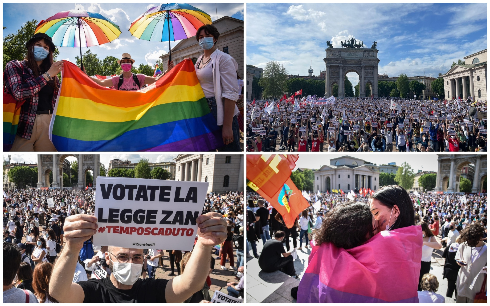 Milano Manifestazione Per Chiedere L Approvazione Del Ddl Zan Foto Sky Tg24