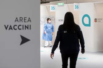 An inside view of the ACEA vaccination hub on the occasion of the open day for people over 35 years-old, in Rome, Italy, 22 May 2021.
ANSA/MASSIMO PERCOSSI