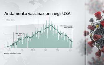 L'andamento delle vaccinazioni negli Usa