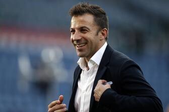 Ex Juventus player Alessandro Del Piero before the Serie A soccer match between AS Roma and Juventus FC at the Olimpico stadium in Rome, Italy, 13 May 2018.   ANSA/RICCARDO ANTIMIANI