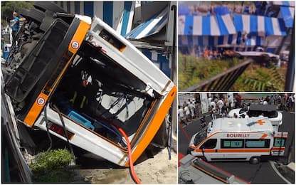 Capri, minibus esce di strada e precipita: una vittima. FOTO