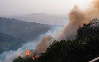 Foto Alessandro Tocco - LaPresse 
26-07-2021 Provincia - Oristano -  Italia
cronaca 
Incendi Provincia di Oristano 
Nella foto:  incendi sulle colline 

Photo Alessandro Tocco - LaPresse 
26 July 2021 - Oristano -  Italy
news
Sardinia fires -  
Nella foto:  Sardinia fires


