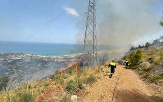 Sicilia flagellata dagli incendi, la protezione civile del Veneto parte in soccorso. ANSA/US REGIONE VENETO +++ NO SALES, EDITORIAL USE ONLY +++