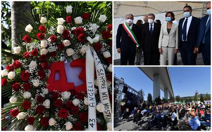 Genova, il ricordo delle vittime a 3 anni dal crollo di Ponte Morandi