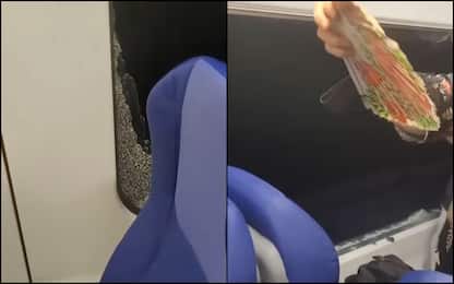 Bologna, treno fermo per ore: passeggeri rompono finestrini. VIDEO