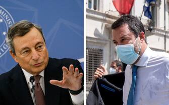 Conferenza stampa del Presidente Draghi sulle regole Green Pass anti diffusione del Covid-19