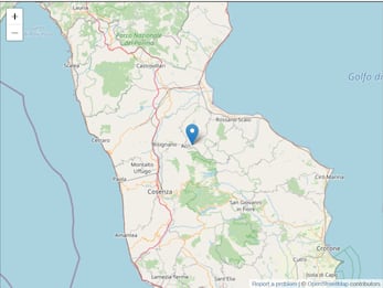 Calabria, terremoto nel Cosentino di magnitudo 2.9, nessun danno