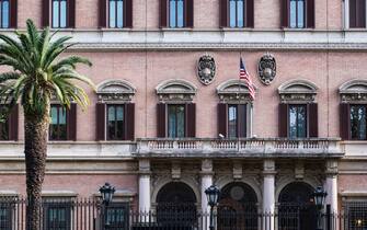 ROME, LAZIO, ITALY - 2013/10/31: United States Embassy. (Photo by John Greim/LightRocket via Getty Images)