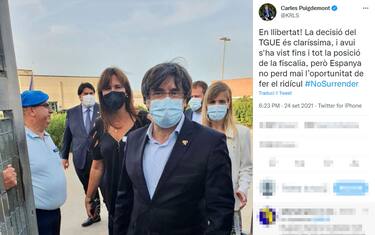 Carles Puigdemont è libero, può lasciare la Sardegna