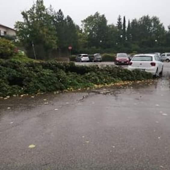 Maltempo Toscana nel Casentino tromba d aria scoperchia tutto