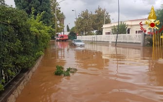 Fiumi di acqua e di fango a Palermo