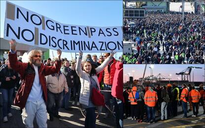 Genova, Trieste, Torino: le proteste contro il green pass in Italia