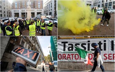 Taxi in sciopero a Roma