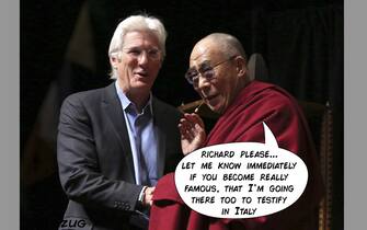 richard gere meme dalai lama