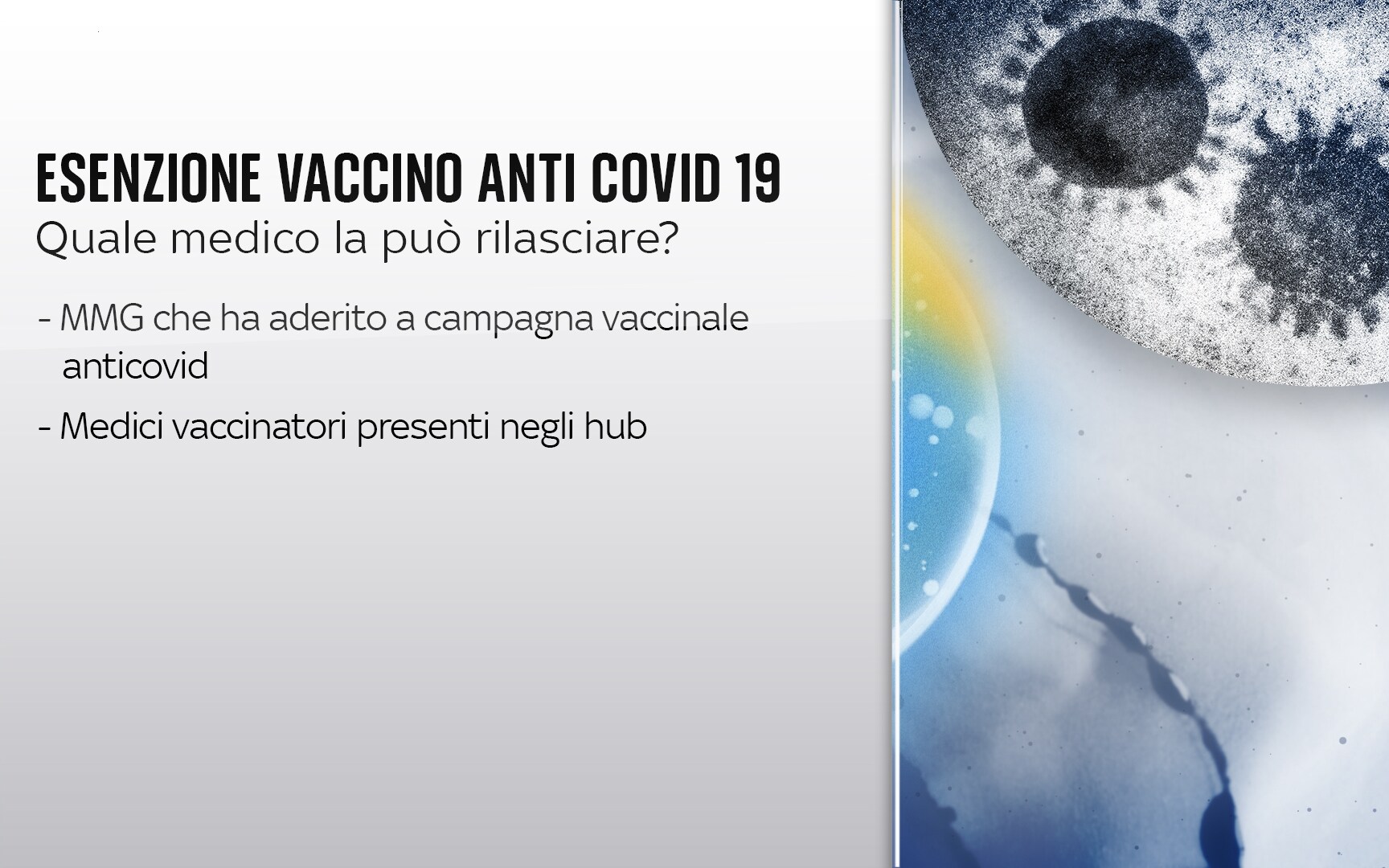 Chi può rilasciare l'esenzione? Chi può rilasciare l'esenzione?