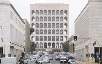 Il Colosseo Quadrato a Roma, 15 novembre 2019. ANSA/CLAUDIO PERI