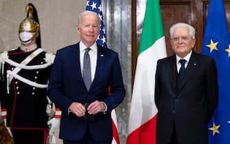 Roma - Il Presidente della Repubblica Sergio Mattarella con Joe Biden, Presidente degli Stati Uniti d'America, oggi 29 ottobre 2021.
(Foto di Paolo Giandotti - Ufficio per la Stampa e la Comunicazione della Presidenza della Repubblica)