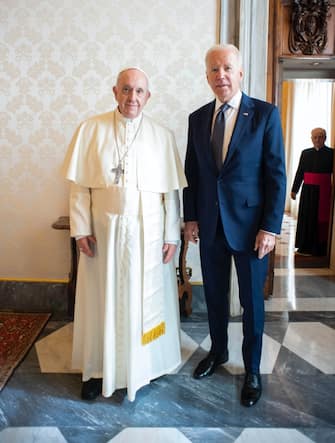 Papa Francesco e Joe Biden in Vaticano