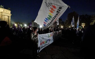 Ddl Zan, la manifestazione contro la bocciatura a Milano