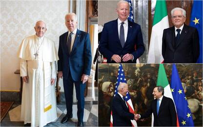 G20 Roma, Biden dopo il Papa incontra Mattarella e Draghi