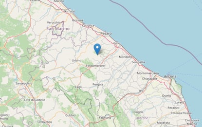 Terremoto nelle Marche, scossa di magnitudo 4.1 avvertita nel Pesarese