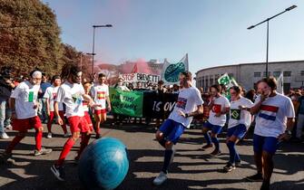 Corteo Roma contro G20