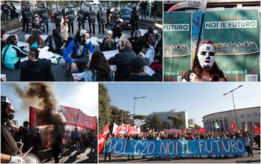 Manifestazione contro G20 Roma