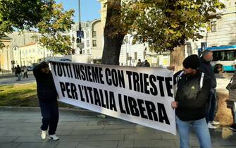 No green pass, i cortei in Italia Trieste. Foto di Benedetta Moro