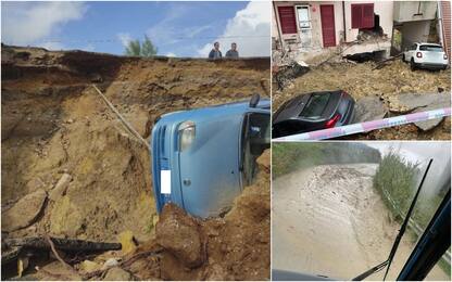 Maltempo a Sciacca, alluvione travolge la città: danni e crolli. FOTO