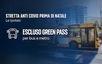 escluso green pass su bus e metro
