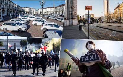 Sciopero nazionale dei taxi: proteste nelle maggiori città italiane