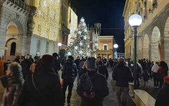 Il Liston, davanti al palazzo del Bo a Padova, 13 dicembre 2020. ANSA/Michele Galvan