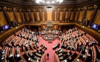Roma 23/06/2021
Senato. Comunicazioni del Presidente del Consiglio Mario Draghi sul prossimo Consiglio Europeo
Nella foto: l'Aula del Senato