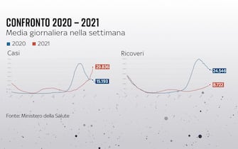 I dati sui casi e ricoveri