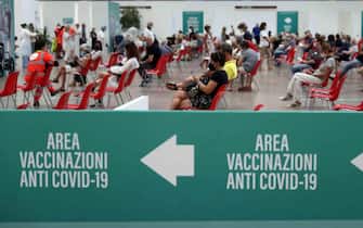Brescia Fiera di Brescia Open day vaccini, Brescia 04 luglio 2021. ANSA/FILIPPO VENEZIA
