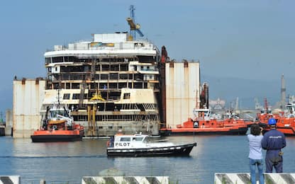 Costa Concordia, la rimozione della nave dal Giglio. TIMELAPSE
