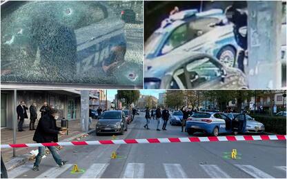 Taranto, uomo in fuga spara contro la polizia: due agenti feriti. FOTO