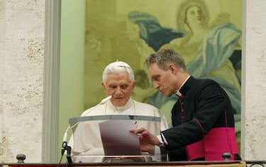 Georg Ganswein con Benedetto XVI